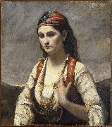 Jean-Baptiste Camille Corot Young Woman of Albano oil painting